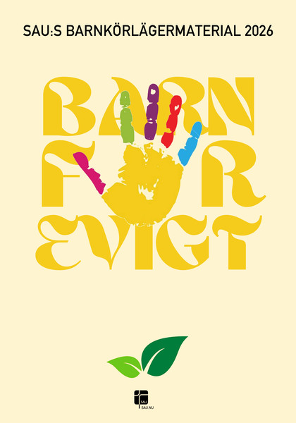 Product Image for Sau:s barnkörlägermaterial 2026 - barn för evigt - noter