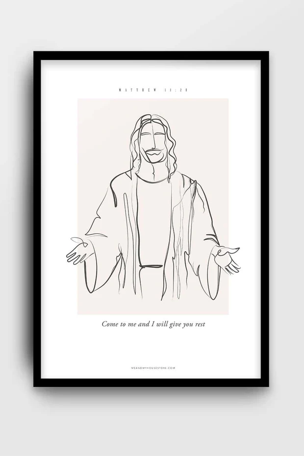 Product Image for Poster: come to me and i will give you rest