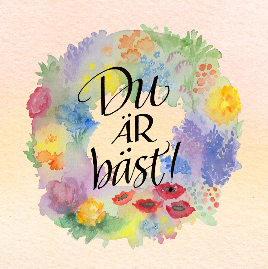 Product Image for Kort - du är bäst! - dubbelt