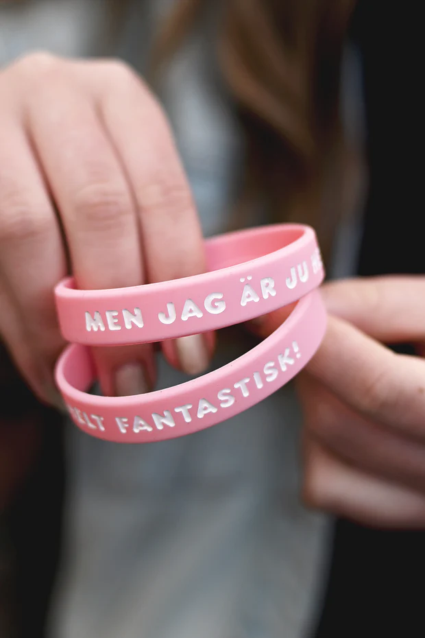 Product Image for Silikonarmband i tonårsstorlek: men jag är ju helt fantastisk!