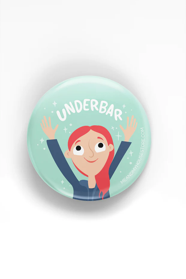 Product Image for Knapp med sprallig unge: underbar