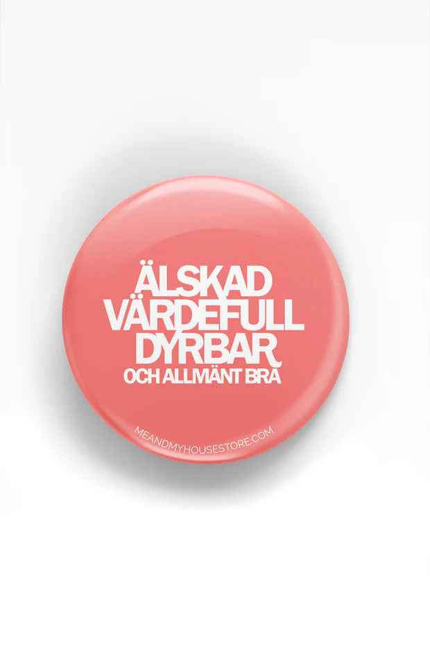 Product Image for Knapp i korall: älskad,  värdefull,  dyrbar och allmänt bra