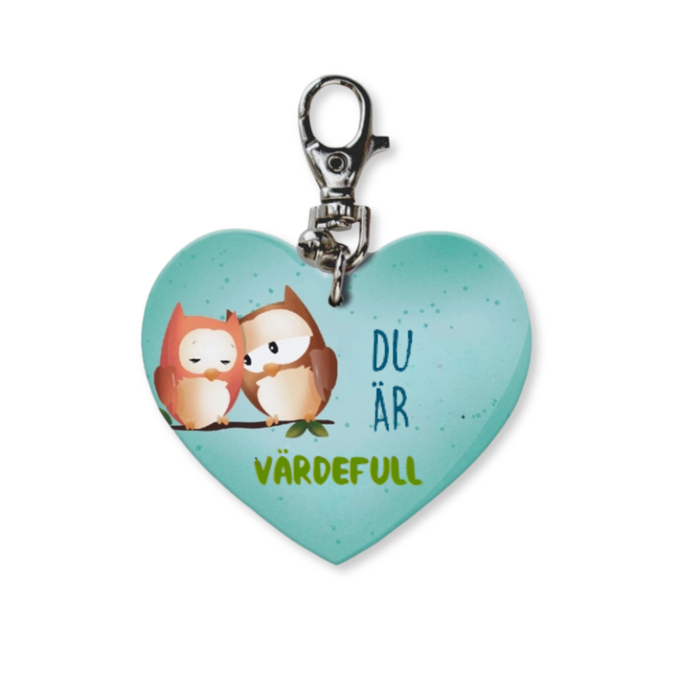 Product Image for Nyckelring - hjärta - du är värdefull