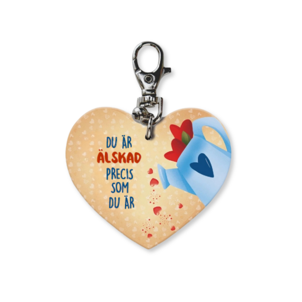 Product Image for Nyckelring - hjärta - du är älskad precis som du är