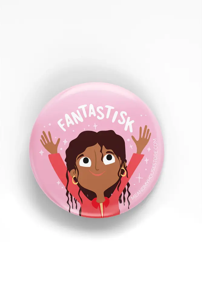Product Image for Knapp med sprallig unge: fantastisk