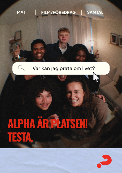 Product Image for Alpha - affisch - a3 - alpha är platsen! testa.
